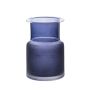Tarro para velas BRUNILDA, transparente-azul, 20cm, Ø13,5cm