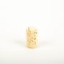 Corcho natural JAKOBA, con estrías en ambos lados, claro, 4,4cm, Ø2,6cm