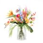 Ramillete de flores sintéticas FEME, rojo-morado, 65cm, Ø40cm