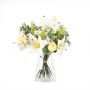 Ramo artificial de lirios MARIPOSA, rosa, blanco-verde, 45cm, Ø40cm