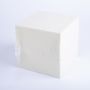 Cubo de esponja floral GABRIO para flores artificiales, crema, 15x15x15cm