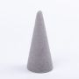 Cono de esponja floral ZOILA para flores artificiales, gris, 15cm, Ø7cm