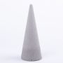 Cono de esponja floral ZOILA para flores artificiales, gris, 26cm, Ø10cm