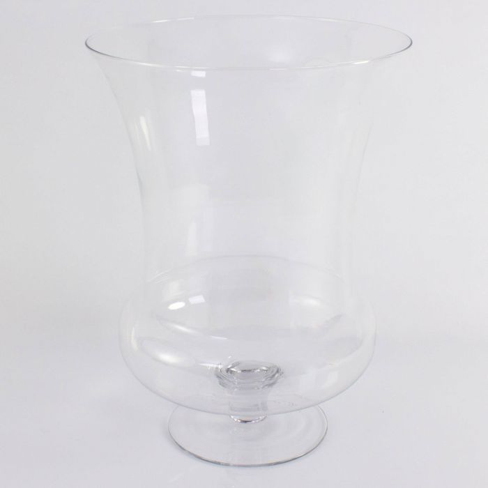 Obsesión Hostal Armario Florero en forma de copa CATANIA de cristal, transparente, 53,5cm, Ø39,5cm