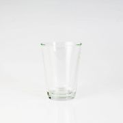 Pequeño vaso / portavelas ALEX, transparente, 11cm, Ø 8cm