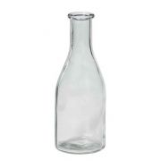 Botella de vidrio pequeña ANYA, cilíndrica/redonda, transparente, 18cm, Ø6,5cm