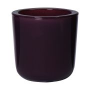 Portavelas NICK de cristal, violeta, 7,5cm, Ø7,5cm