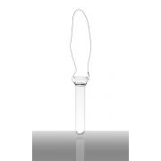 Tubo de vidrio MILO con alambre, transparente, 11,5cm, Ø2,1cm