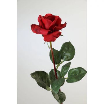 Rosa de plástico AMELIE, roja, 70cm, Ø8cm