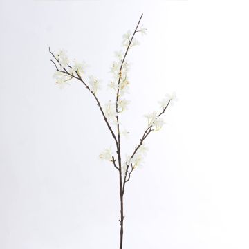 Rama decorativa de manzano en flor LOUISA, floración, blanco-crema, 85cm