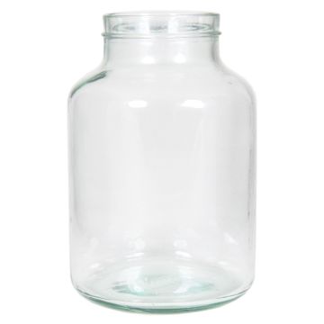 Recipiente para velas de vidrio VALENTIA, transparente, 25cm, Ø17cm