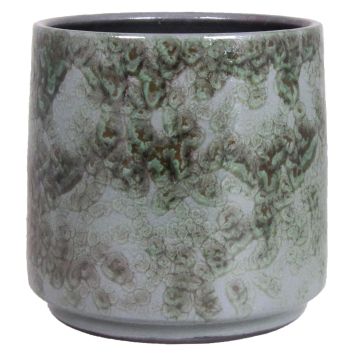 Maceta de cerámica CAPUA, verde-gris, 16cm, Ø18cm
