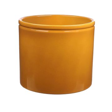 Maceta ALCHIBA de cerámica, curry, 21,5cm, Ø23,3cm