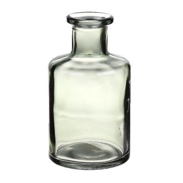Botella de cristal BARTOLOMEA, verde claro-transparente, 11,8cm, Ø6,8cm