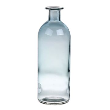 Botella de cristal ARANCHA, azul claro-transparente, 20,3cm, Ø7cm