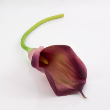 Calla sintética TERESA, violeta, 70cm, 10x18cm