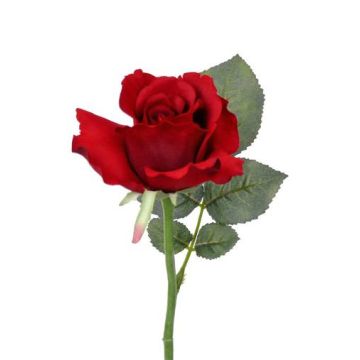 Rosa de plástico ELLI, roja, 30cm, Ø6cm
