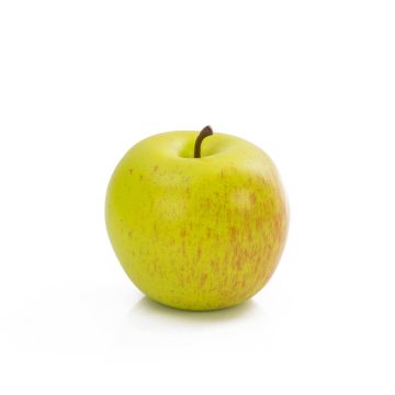 Manzana decorativa ADALBERO, verde-rojo, 8cm, Ø7cm