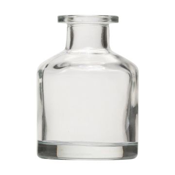 Botella decorativa COLUMBANO de cristal, transparente, 7,2cm, Ø5cm