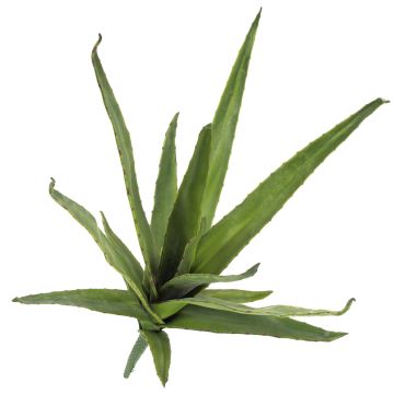 Aloe Vera artificial VERENA, con palo, para zonas resguardadas, verde, 50cm, Ø40cm