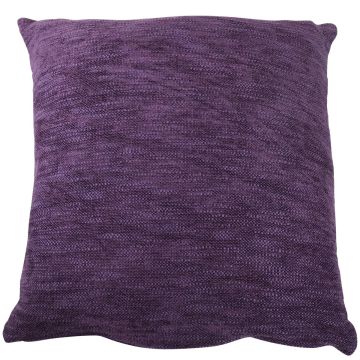 Cojín decorativo de lona KALUA, violeta, 45x45cm