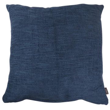Cojín decorativo de lona KALUA, azul marino, 45x45cm