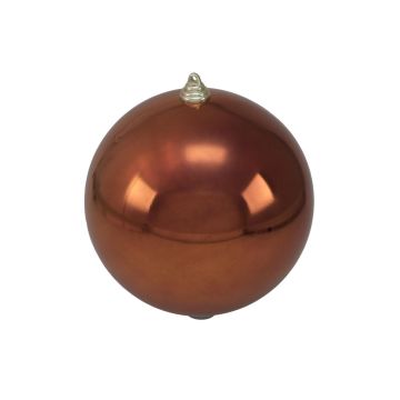 Bola de Navidad CANELA, cobre brillante, Ø20cm
