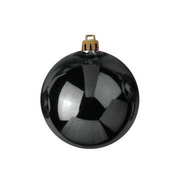 Bola de Navidad CANELA, negro brillante, Ø20cm