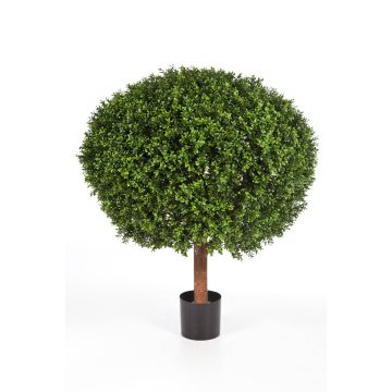 Árbol de boj de plástico TOM, tronco real, 115cm, Ø100cm