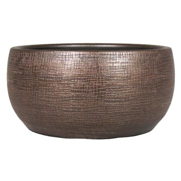 Cuenco de cerámica AGAPE con grano, cobre, 15cm, Ø33cm