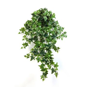 Planta colgante de hiedra sintética LUKA, verde-blanco, 70cm
