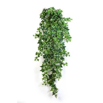 Hiedra falsa colgante LUKA, con vara de fijación, verde-blanco, 110cm