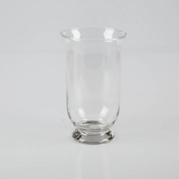 Portavelas / Florero LEA AIR de cristal, transparente, 24cm, Ø 14cm