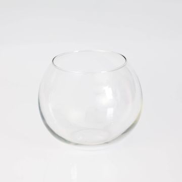 Pecera - Jarrón esférico de cristal TOBI EARTH, transparente, 12cm, Ø14cm
