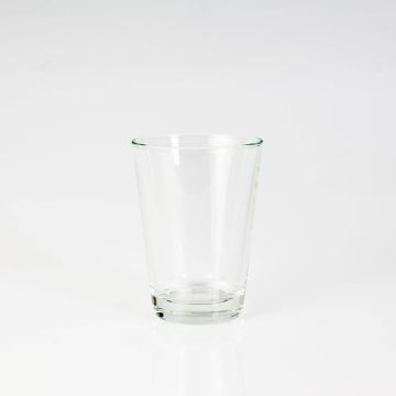 Pequeño vaso / portavelas ALEX, transparente, 11cm, Ø 8cm