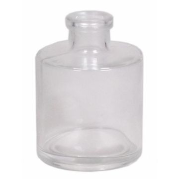 Botella de cristal ORINOCO, transparente, 8,8cm, Ø6,7cm