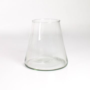 Florero de cristal MAX, transparente, 16cm, Ø10cm
