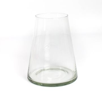 Florero de cristal MAX, transparente, 20cm, Ø10cm