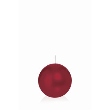 Vela de bola MAEVA, burdeos, Ø6cm, 10h - Made in Germany