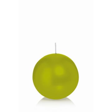 Vela de bola MAEVA, verde, Ø8cm, 25h - Made in Germany