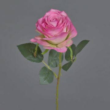 Rosa artificial SIMONY, rosa-rosa, 45cm, Ø8cm