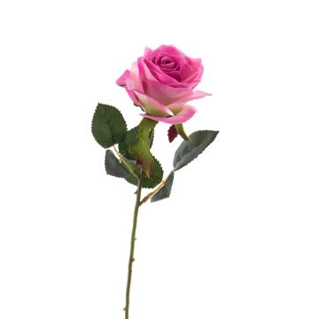 Rosa artificial SIMONY, rosa-rosa, 45cm, Ø8cm