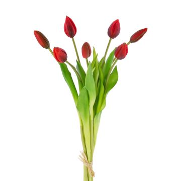 Ramillete de tulipanes artificiales LONA, rojo, 45cm, Ø20cm