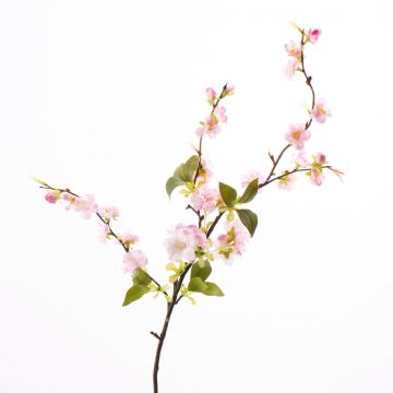 Rama decorativa de cerezo en flor VALESKA, floración, rosa, 85cm