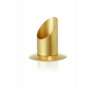 Portavelas de metal RIANNON, dorado, 11cm, Ø10,3cm