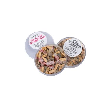 Mezcla de incienso natural TOKESSA en frasco, Para las noches tranquilas, 37ml, 1,5cm, Ø6,5cm Mezcla de incienso natural TOKESSA en frasco, Para las noches tranquilas, 37ml, 1,5cm, Ø6,5cm