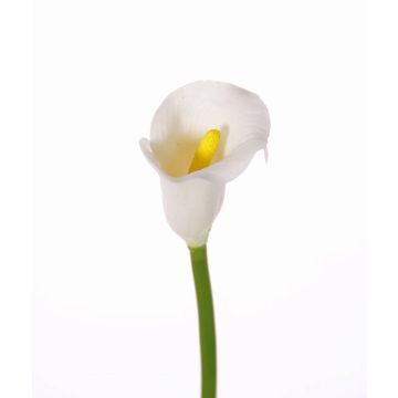 Flor textil Calla CHIDORA, blanca, 55cm, 5x6cm