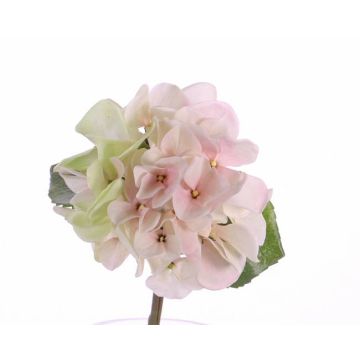 Hortensia de plástico CHIDORI, rosa-crema, 30cm, Ø13cm