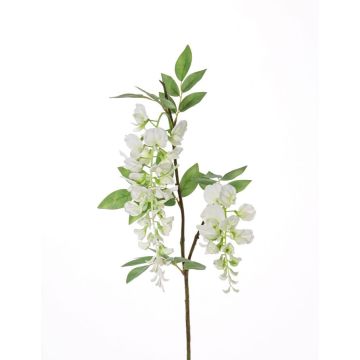 Rama de glicina de plástico NEZUMI, floración, blanco, 105cm