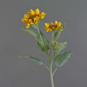 Girasol de plástico LUPITA, amarillo, 85cm, Ø12-15cm